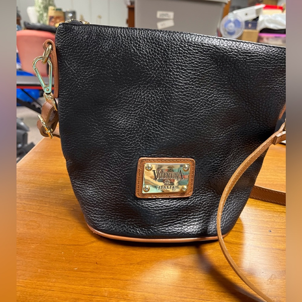 Valentina Leather Shoulder Bag